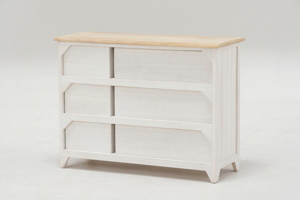 霧箪笥 木製クラシック 収納キャビネット チェスト ワイド 収納 洋服