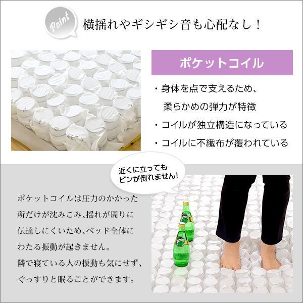 マットレス キング マット ベッド ベット 高品質 腰痛 除湿 柔らかい おすすめ コイル へたりにくい カビ 人気 通気性 圧縮梱包 ポケットコイル スプリング_5