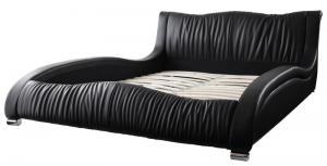 セミダブルベッド 一人暮らし SD フレームのみ ローベッド ロータイプ フロア 低床 低い 背もたれ ヘッドボード ヘッドレスト 読書 クッション 寄りかかる レザー ゴージャス 高級 豪華 ゴシック デザイナーズ ホテル モダン メンズ 姫系