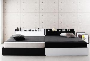 連結ベッド 幅200 ワイド 2人 3人 4人 家族 つなげる 2台 分割 ファミリー 親子 マットレス付き チェストベッド ミドル ベッド下 収納 引き出し 大容量 ローベッド ロータイプ フロア 低い 宮 枕元 棚 携帯 メガネ リモコン 頭上 コンセント スマホ 充電 ホテル モダン 高級の通販は