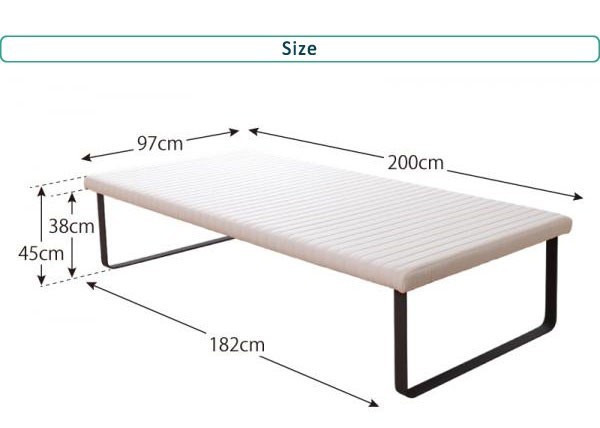 シングルベッド 一人暮らし マットレス付き ベッド下収納スペース 高い