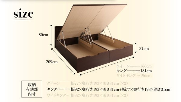 連結ベッド キング ワイド 2人 3人 4人 家族 つなげる 2台 連結 分割 ファミリー 親子 フレーム 跳ね上げ式ベッド ガス圧 ベッド下 収納付き 大容量 宮 ヘッドボード 枕元 棚 ラック 携帯 ティッシュ メガネ リモコン 頭上 収納 コンセント スマホ 充電 ホテル モダン 高級_2