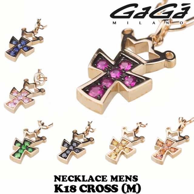 K18【新品】Cross Pendantカラーイエロー