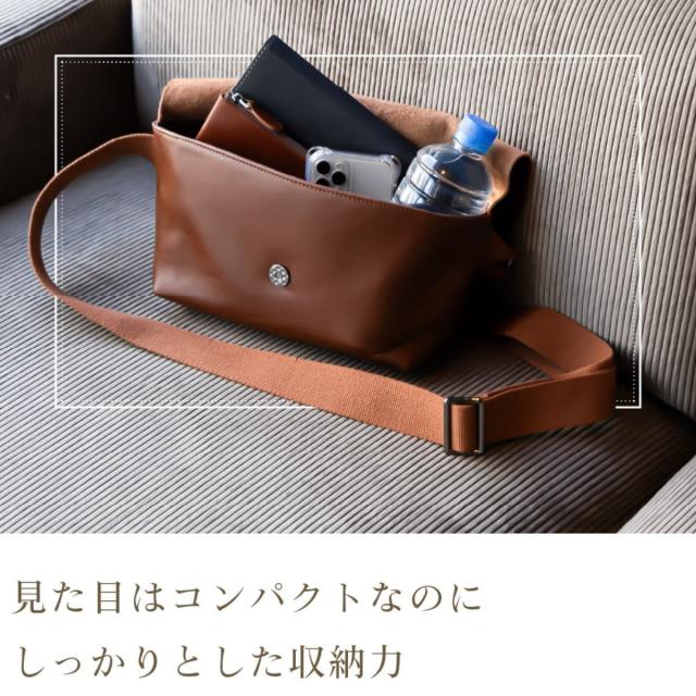 Dom Teporna Italy メッセンジャーバッグ 本革 ボディバッグ