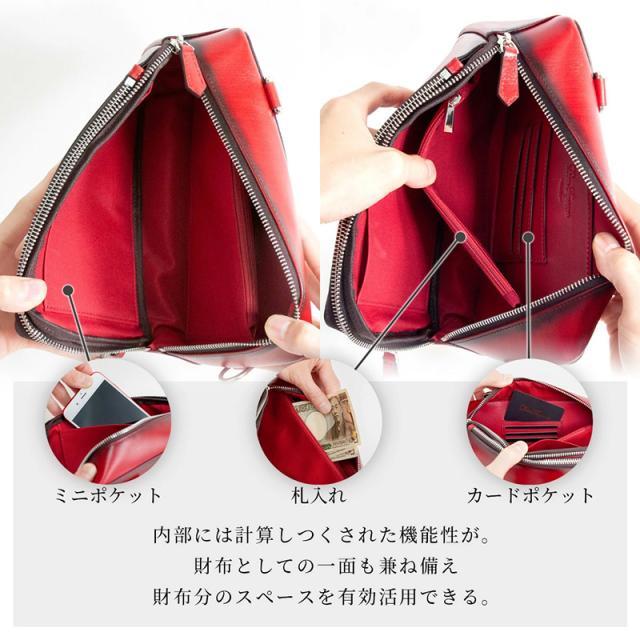 BF限定2,OFF】【11,→9,】Dom Teporna Italy ボディバッグ イタリアン