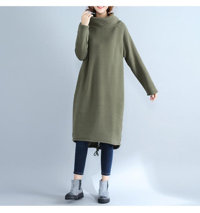 送料無料 ワンピース 冬 秋 ロング 長袖 秋冬 ロングワンピース 長袖 スウェットワンピース スウェット 裏起毛 オフネック マキシ丈 の通販はau Pay マーケット Moss Moss