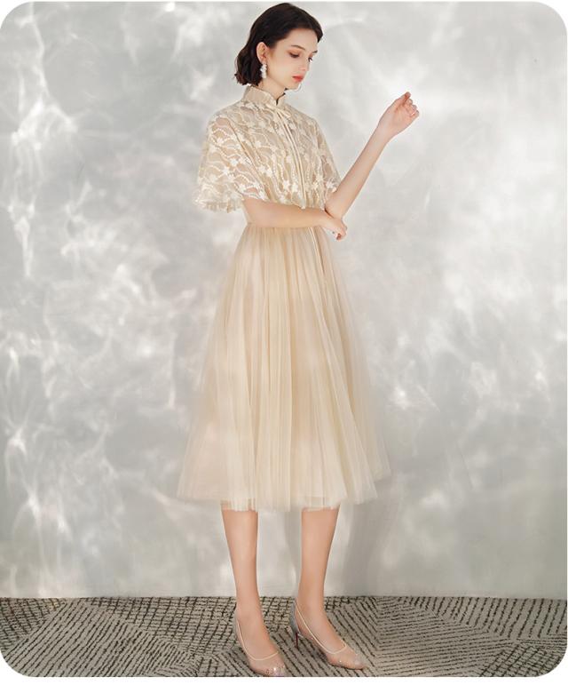 送料込み ドレスワンピース 結婚式 パーティー カジュアルウェディング 春夏 秋 膝丈 お呼ばれ サッシュ ボレロ リボン ピンク 袖ありの通販はau Pay マーケット Moss Moss