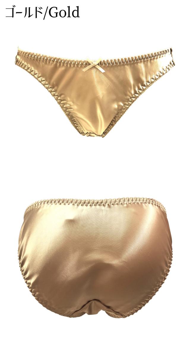 サテンパンティー 