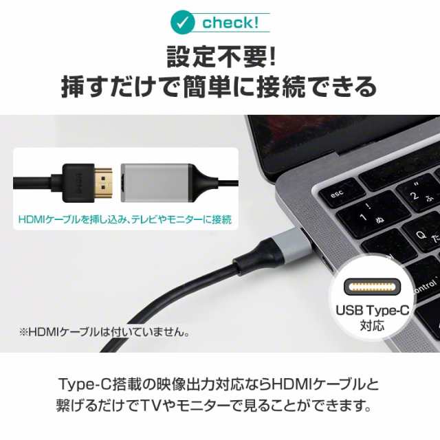 スマホ パソコン テレビ 接続 変換ケーブル hdmi ケーブル