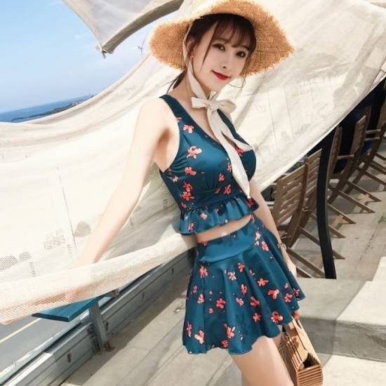 水着 タンキニ ビキニ レディース 体型カバー 40代 50代 大きいサイズ ママ水着 代 30代 水着セット 女性用 可愛い ミセス セパレート の通販はau Pay マーケット Silver Color