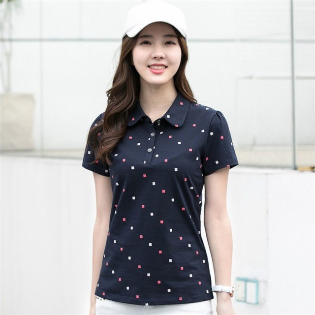 Tシャツ レディース 半袖 安い おしゃれ 韓国風 夏 スポーツ ドット柄 トップス ポロシャツ カットソー 40代 きれいめ カジュアル 大きいの通販はau Pay マーケット Silver Color