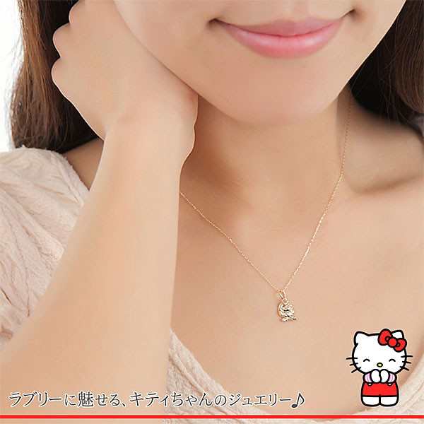 6,300円■HelloKitty　ハローキティ　開運お守りネックレス「招き猫」