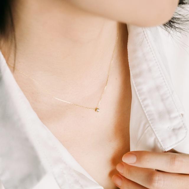 ダイヤモンド ネックレス 一粒 鑑別書 18金 イエローゴールド 18K ジュエリー K18 ペンダント ソリテール シンプル プレゼント 記念日 ギフト ゴールド 小ぶり 小さめ プチ 小振り 天然ダイヤモンド 4月 誕生石 天然 宝石 本物 母の日 ギフト 2026 長い 母の日 ギフト 2026_3