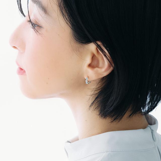 フープピアス 10K イエローゴールド 10金 K10 アクアマリン ブルートパーズ ピアス フープ レディース プレゼント 結婚記念日 誕生日 ギフト 贈り物 可愛い おしゃれ 天然石 宝石 天然 女性 彼女 妻 K10YG 本物 3月 11月 誕生石 ブルー トパーズ 水色 青 母の日 ギフト 2026_6