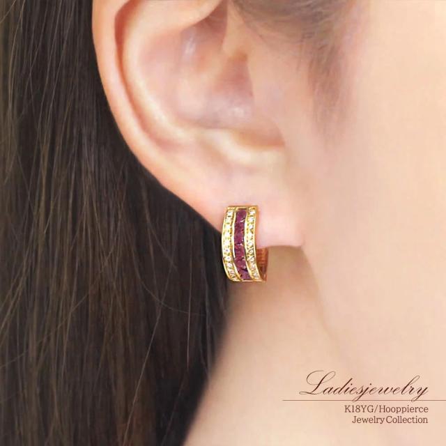 プラチナ ローズカットダイヤモンド フープピアス (プラチナ プラチナ ローズカットダイヤモンド フープピアス (プラチナ