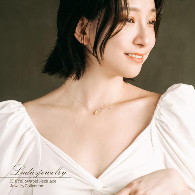 18金ネックレス ペリドット ダイヤモンド ネックレス 18K ゴールド 18金 ジュエリー プレゼント 誕生日 アクセサリー レディース K18 シンプル グリーン 母の日 ギフト 2026 誕生石 ギフト 贈り物 女性 彼女 嫁 娘 アンティーク調 黄緑 若草色_10