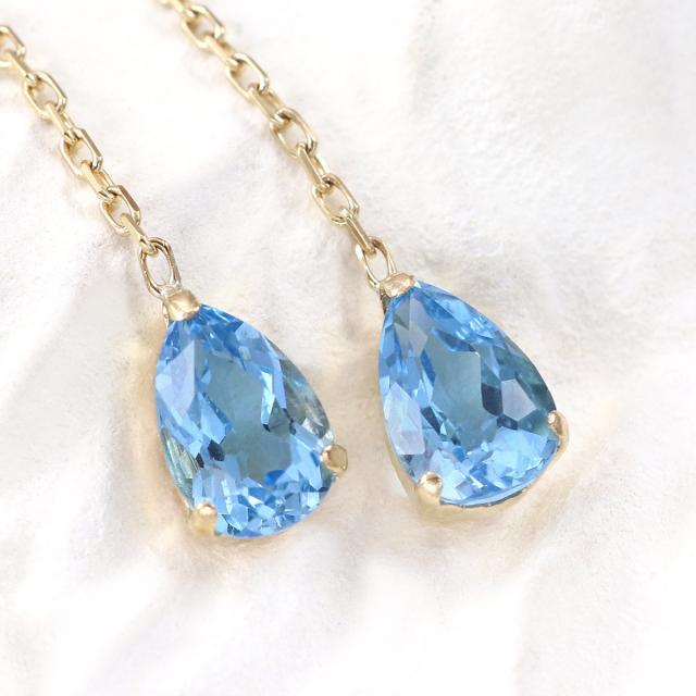 ピアリングチャーム 10金 イエローゴールド ガーネット ペリドット