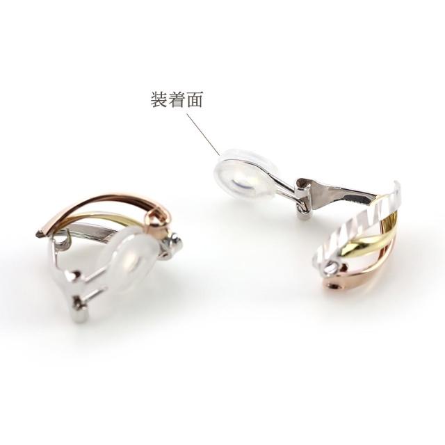 イヤリング 18金 14金 レディース おしゃれ k18 ゴールド ピンクゴールド K14 ホワイトゴールド 18k 結婚記念日 ジュエリー 3色 14K 18金イヤリング 大人 誕生日プレゼント 記念日 誕生日  贈り物 女性 彼女  大きめ 大ぶり コンビジュエリー_4