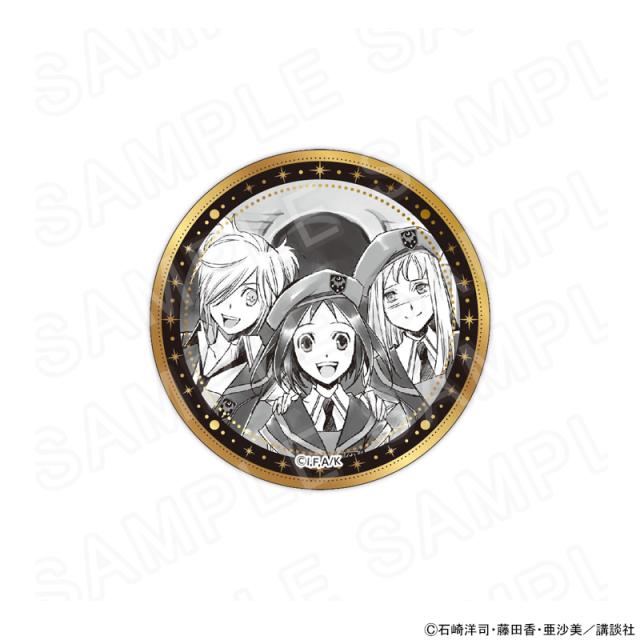 黒魔女さんが通る!! 缶バッジ(モノクロver.) ※ブラインド販売 グッズの