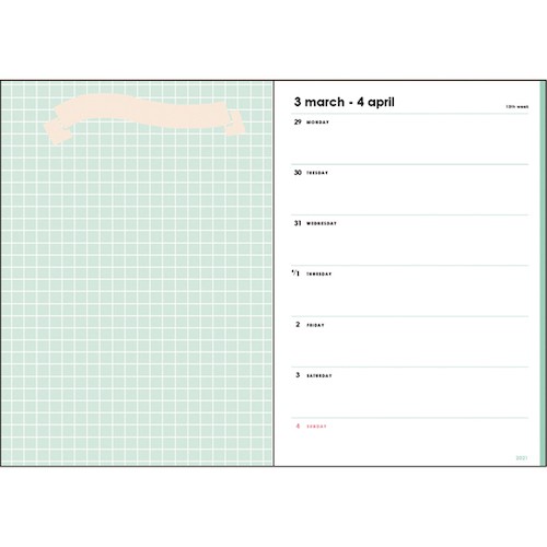 21年1月始まり グリーティングライフ シック B6 ウィークリー Cd 952 Yy ドット 月曜始まり 手帳 日記帳の通販はau Pay マーケット 東急ハンズネットストア