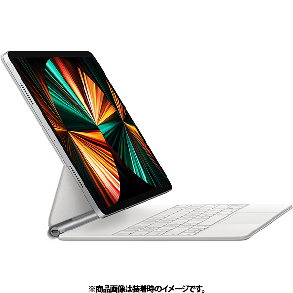 ★アップル / APPLE 12.9インチiPad Pro(第5/4/3世代)用 Magic Keyboard 日本語(JIS) MJQL3J/A [ホワイト]