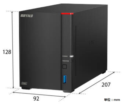 ★バッファロー NAS(ネットワークHDD) LinkStation LS720D1602 [ドライブベイ数：HDDx2 容量：HDD：16TB]_2