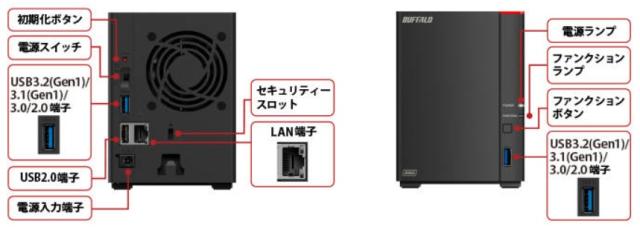 ★バッファロー NAS(ネットワークHDD) LinkStation LS720D1602 [ドライブベイ数：HDDx2 容量：HDD：16TB]_3