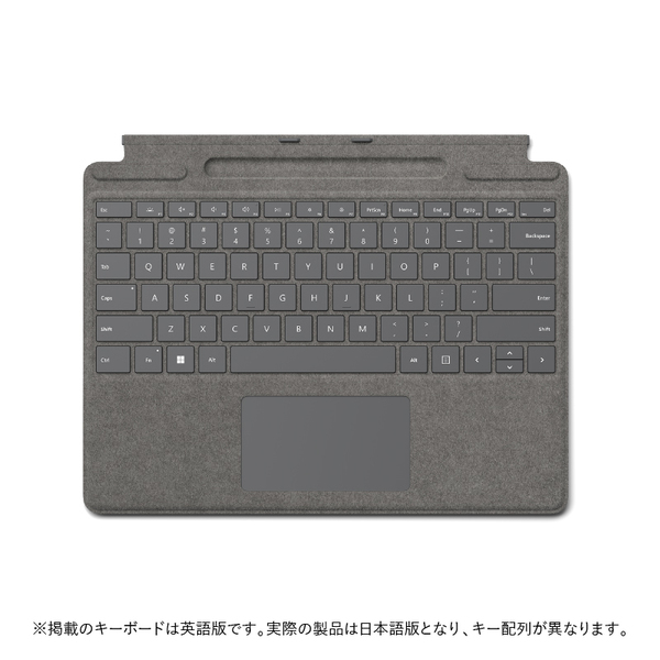 ★Microsoft / マイクロソフト Surface Pro Signature キーボード 8XA-00079 [プラチナ]の通販は