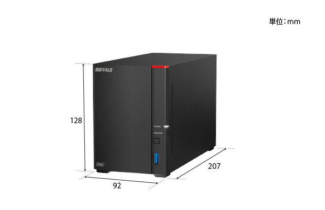 BUFFALO ネットワーク対応HDD Link Station LS210D0201G 送料無料 BUFFALO ネットワーク対応HDD Link Station LS210D