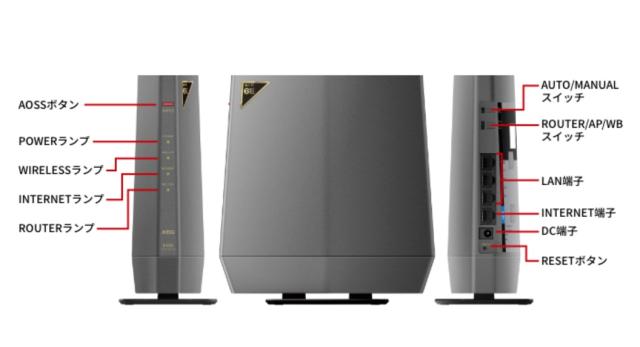 ★バッファロー Wi-Fi 6E対応ルーター アドバンスドモデル AirStation WSR-5400XE6 [チタニウムグレー]_3