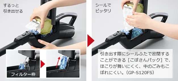 ☆HITACHI / 日立 紙パック式コードレススティッククリーナー かる 