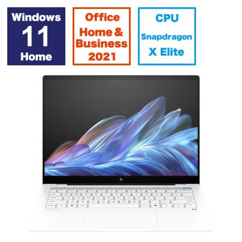 ★HP / OmniBook X 14-fe  A7DA6PA-AAAB セラミックホワイト [14.0/Win11Home/Snapdragon X Elite/16GB/1TB/英語版キーボード]の通販は