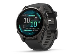 ★ガーミン fenix 8 Sapphire AMOLED 43mm 010-02903-27 [Ti Carbon Gray DLC/Black]【国内正規流通品】