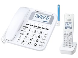 ★Panasonic / パナソニック コードレス電話機（子機1台付き）VE-GE19DL-W [ホワイト]