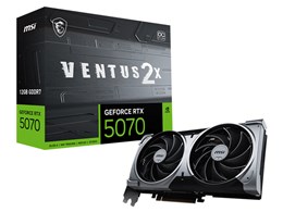 ★MSI GeForce RTX 5070 12G VENTUS 2X OC [PCIExp 12GB]