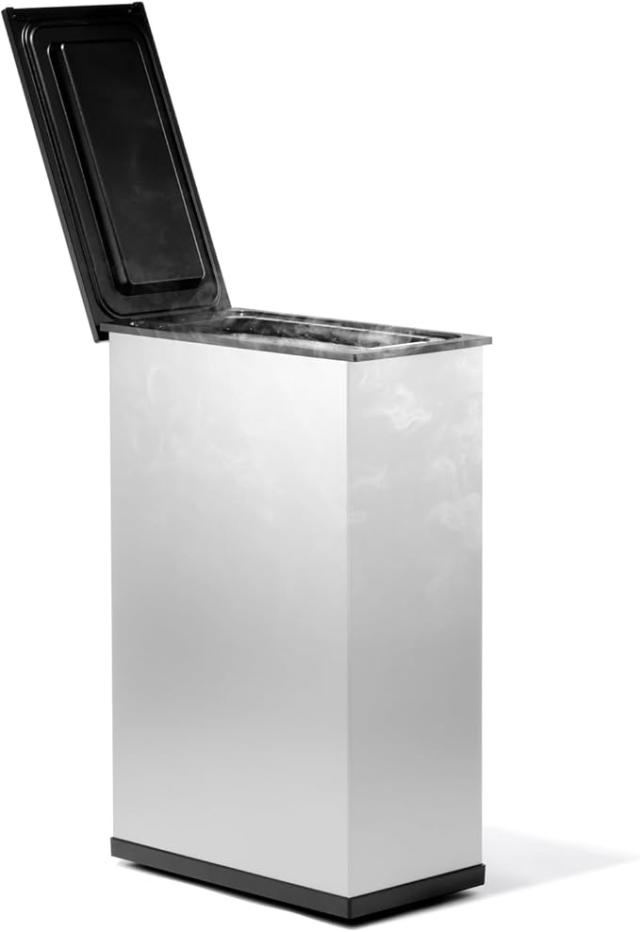 ★サンカ株式会社 冷やすゴミ箱 CLEAN BOX SCB-020S シルバー -11℃冷却/防臭/静音/省エネ設計 20L家庭用おむつ・生ごみ対応モデル