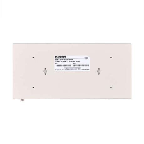 ★エレコム Giga対応24ポートスイッチ(金属筐体 電源内蔵) EHC-BG01-24MW [ホワイト]_3