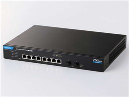 ★エレコム レイヤー2 2.5Gマルチギガ対応 PoE Webスマートスイッチ EHB-SQ2B08F-PL [ブラック]