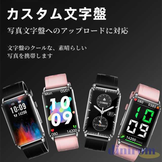 非侵襲的血糖値測定」スマートウォッチ 日本製センサー 心電図ECG+PPG