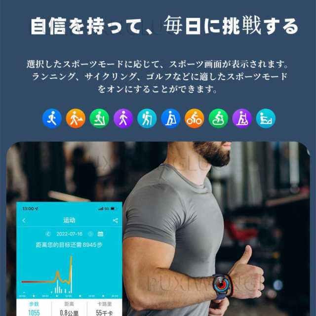 非侵襲的血糖値測定】スマートウォッチ 日本製 センサー 心電図ECG+PPT