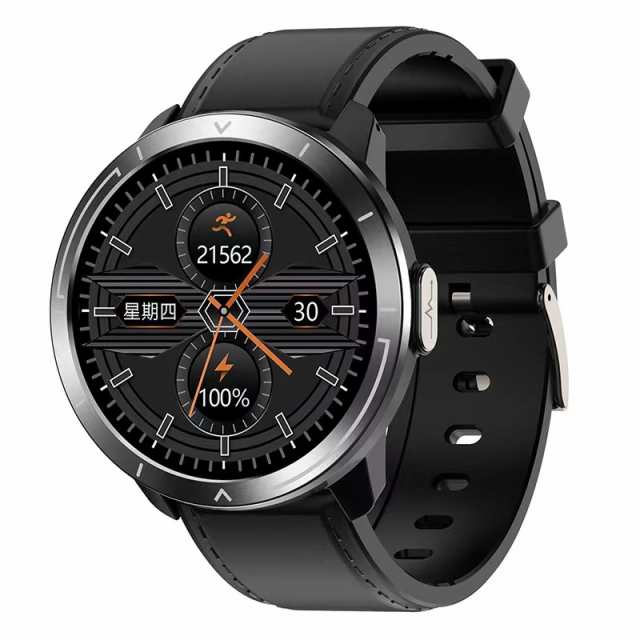 スマートウォッチ 日本製 センサー 心電図 24時間体温測定 血圧計 血中 ...