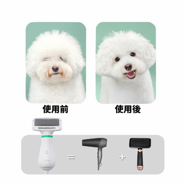 最新 Beva 3階段温度調整 ペットヘアドライヤー 猫犬用グルーミング ペット用品 ドライヤーブラシ 2in1多機能 過熱保 Discoversvg Com