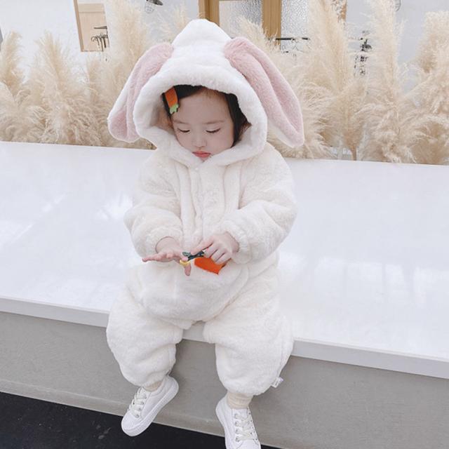 ロンパース かわいい うさぎの服 新生児服 子供用 長袖 男の子 女の子 ベビー服出産祝い ベビー服 防寒抜群 裏起毛仕 2色選択の通販はau Pay マーケット カスヤ売店