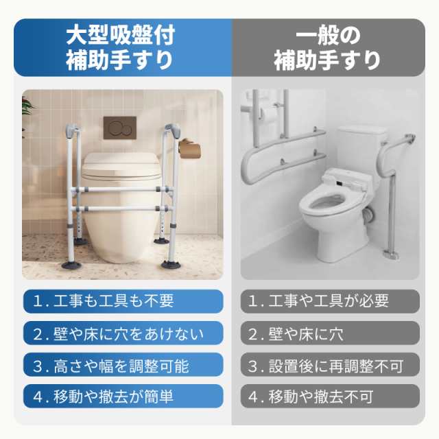 トイレ手すり 置き型 介護 手摺 福祉用具 立ち上がり補助具 立ち上がり