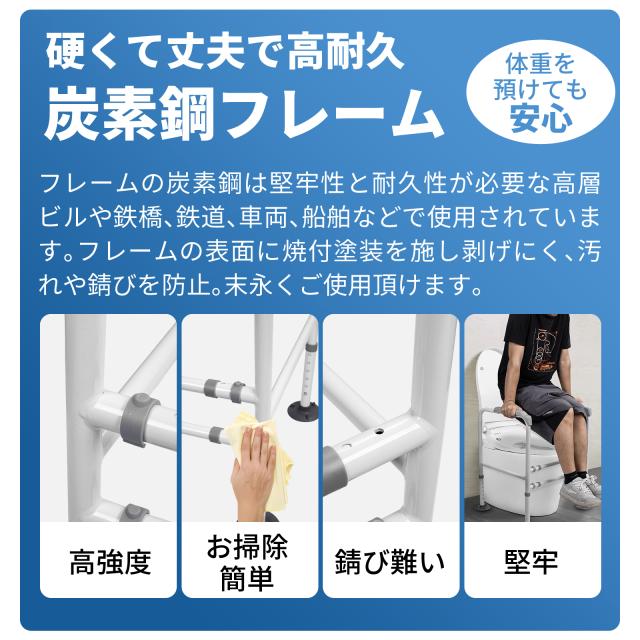 立ち上がり補助手すり +尿とりパッド 10個　セット 立ち上がり補助手すり +尿とりパッド 10個 セット 【公式通販】