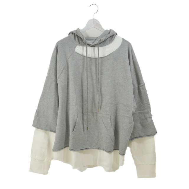 FACETASM ファセッタズム LAYERED HOODIE レイヤード フーディー リブ