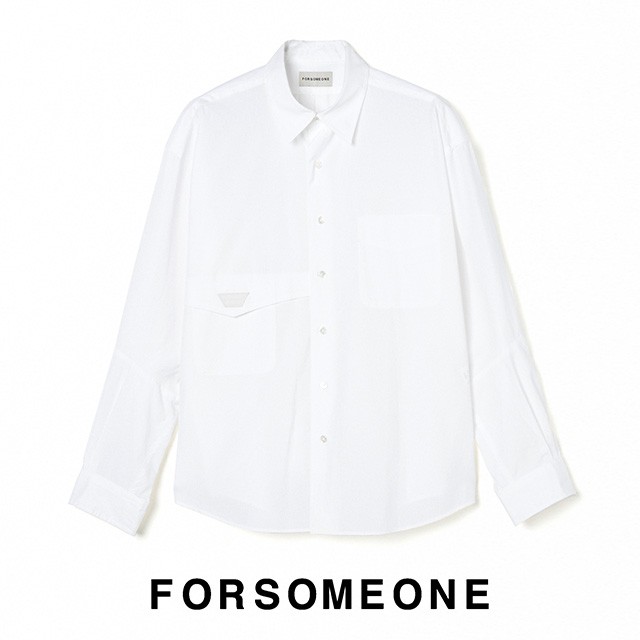 FORSOMEONE フォーサムワン オーバーサイズ シャツ OVERSIZED SHIRT【2023 新作】