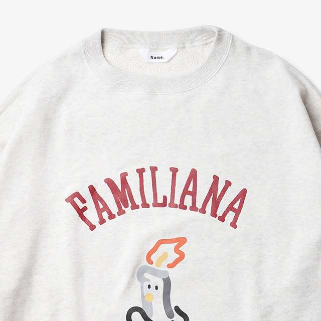 Name. ネーム FAMILIANA UNIVERSITY SWEATSHIRT with kurry 【2023 新作】｜au PAY マーケット