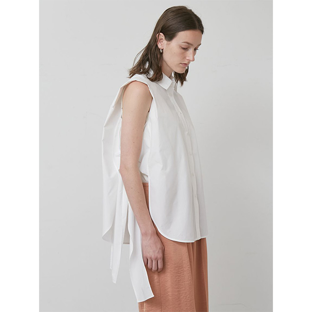 スタイリング styling/ サイド リボン ノースリーブ シャツ 【2025 新作】 スタイリング styling/ サイド リボン ノースリーブ シャツ 【2025 新作】