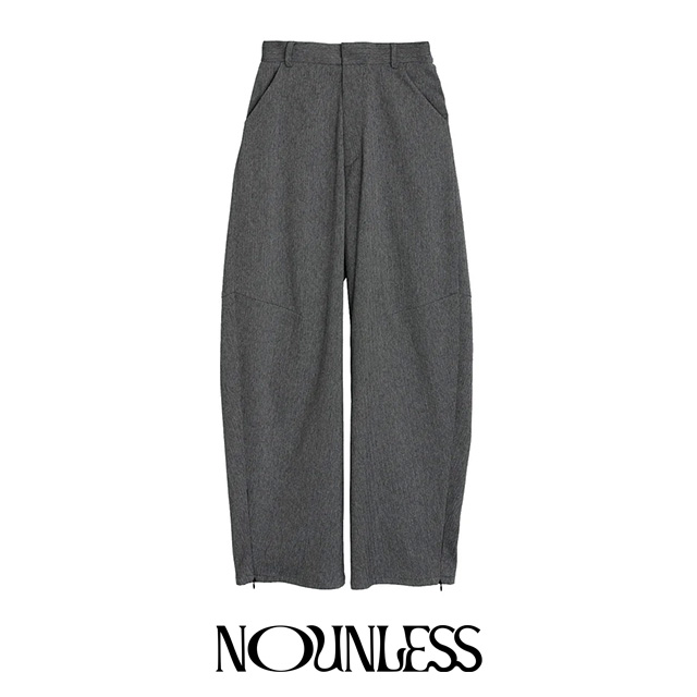 ナウンレス NOUNLESS レトロ ラウンド スリット パンツ RETRO ROUND SLIT PANTS 【2024 新作】の通販は